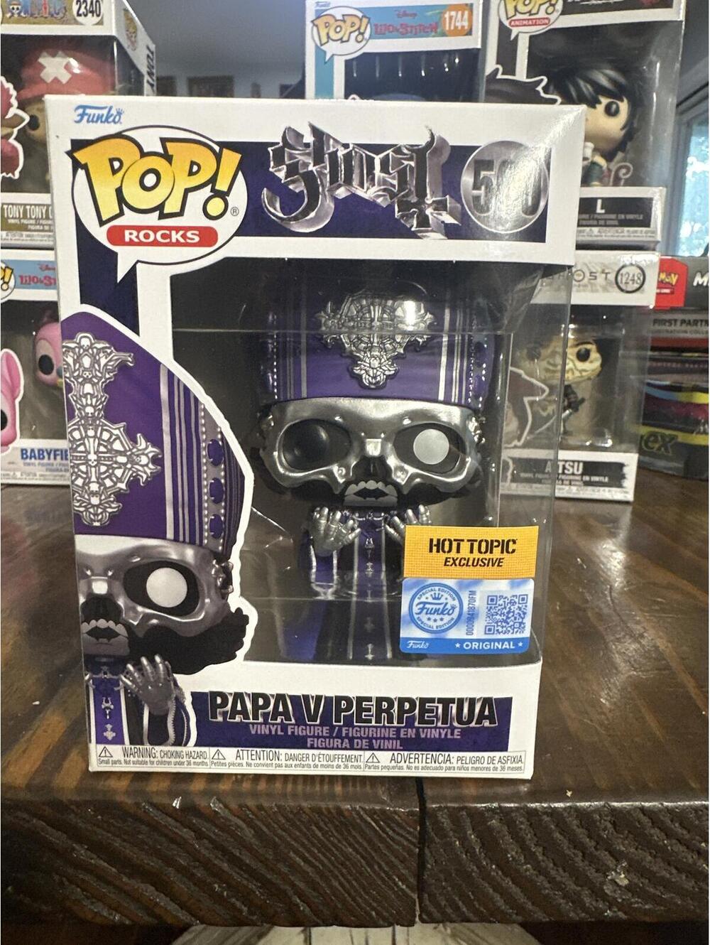 Funko Pop! Rocks Ghost Papa V Perpetua #500 Hot Topic Exclusive Vinyl Figure